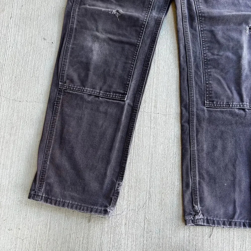 Carhartt faded brown double knee work wear carpenter pants
